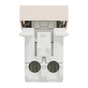 Push button switch, New Unica, 10A, 1 module, NO with location lamp