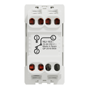 Switch, New Unica, mechanism, 1-pole 2-way, 16AX, 1 module, screw terminals, untreated, IP4X