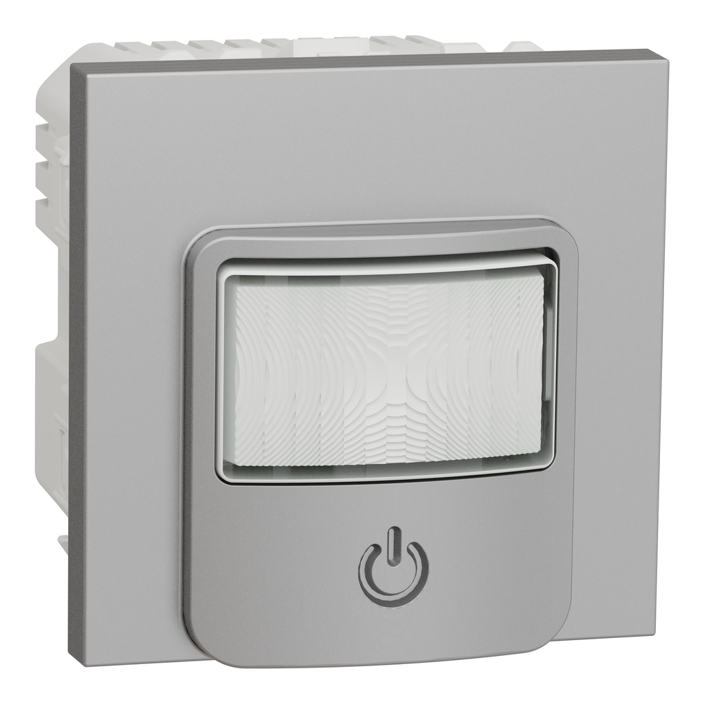 Movement detector, New Unica, 10A, push button