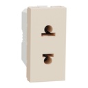 Socket-outlet, New Unica, 2P, 16A, Euroamerican