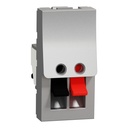 Loudspeaker socket, New Unica, 1 module