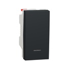 Push-button, New Unica, + NO push-button, 10A, 1 module, screwless terminals, untreated, IP4X