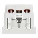 Socket-outlet, New Unica, 2P+E, 16A, Schuko, with shutter
