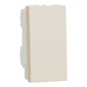 Switch, New Unica, mechanism, 1-pole 1-way, 16AX, 1 module, screw terminals, untreated, IP4X