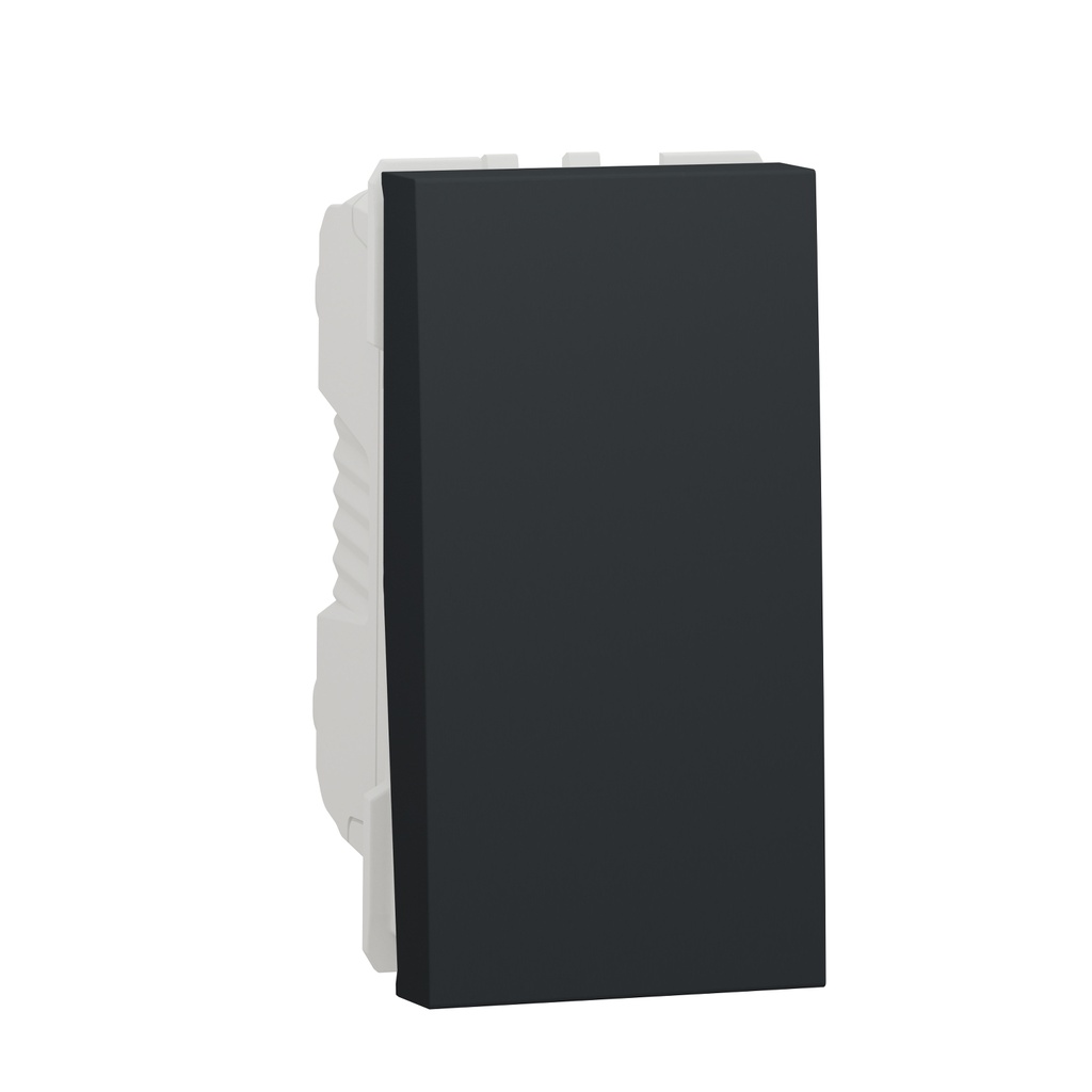 Switch, New Unica, mechanism, 1-pole 2-way, 16AX, 1 module, screw terminals, untreated, IP4X