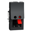 Loudspeaker socket, New Unica, 1 module