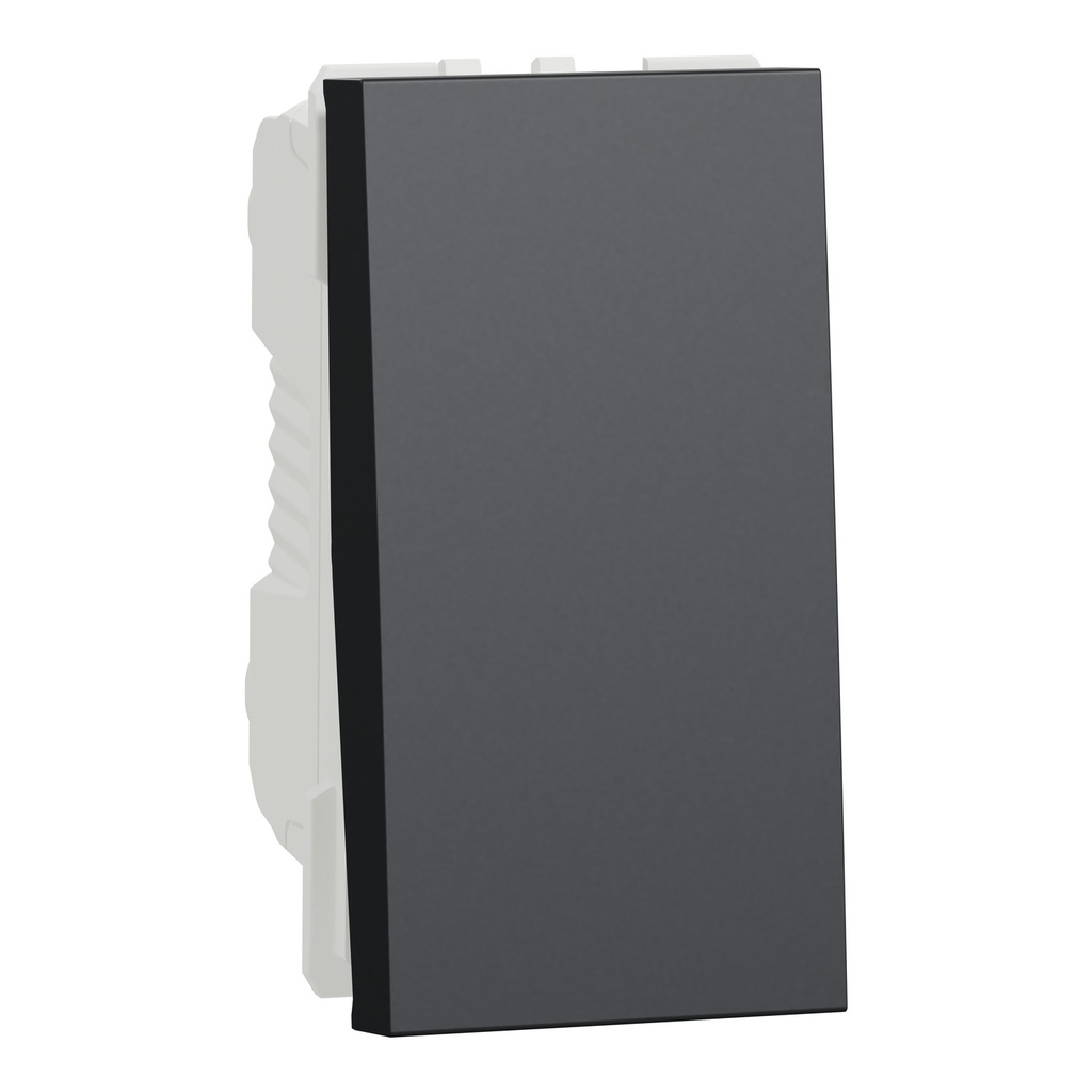 Switch, New Unica, mechanism, 1-pole 1-way, 16AX, 1 module, screw terminals, untreated, IP4X
