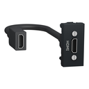 Audio/video socket, New Unica, HDMI, prewired, 1 module