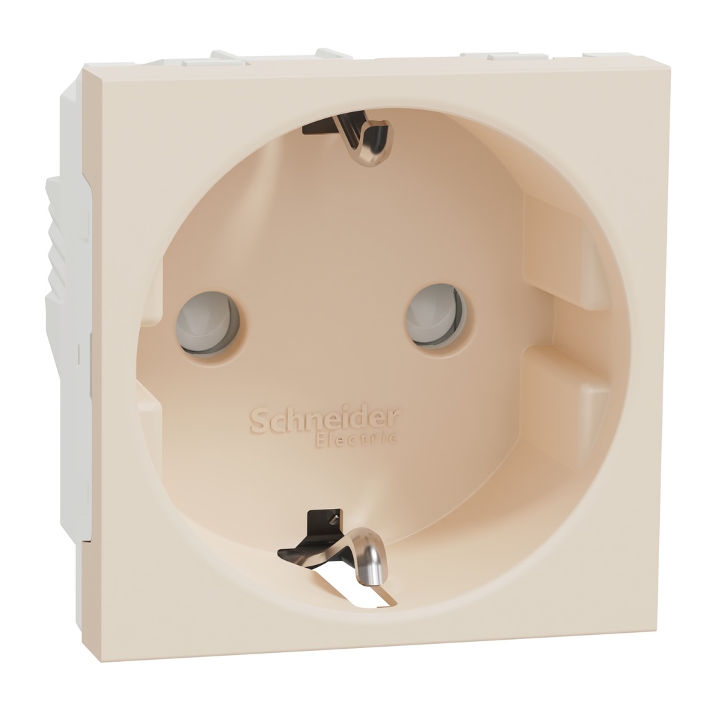 Socket-outlet, New Unica, 2P+E, 16A, Schuko, with shutter