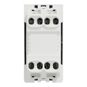 Switch, New Unica, mechanism, 1-pole 1-way, 16AX, 1 module, screw terminals, untreated, IP4X