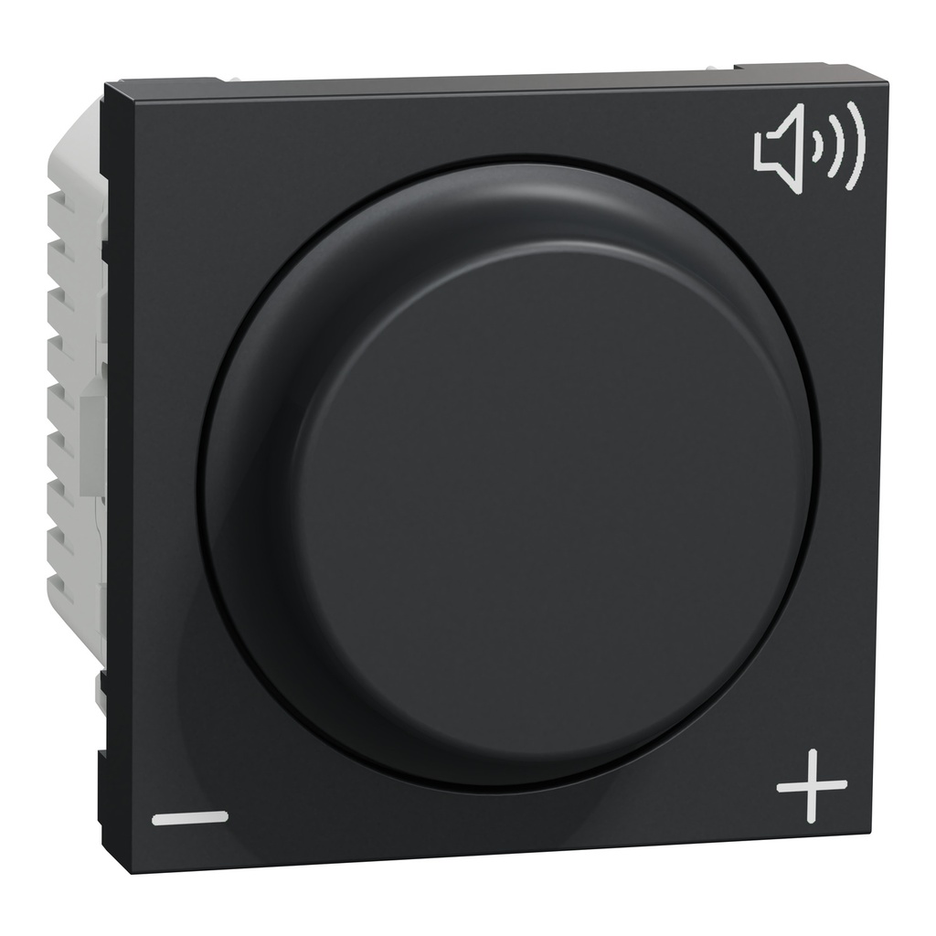 Volume controller, New Unica, 12V, 2 modules