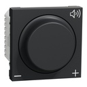 Volume controller, New Unica, 12V, 2 modules