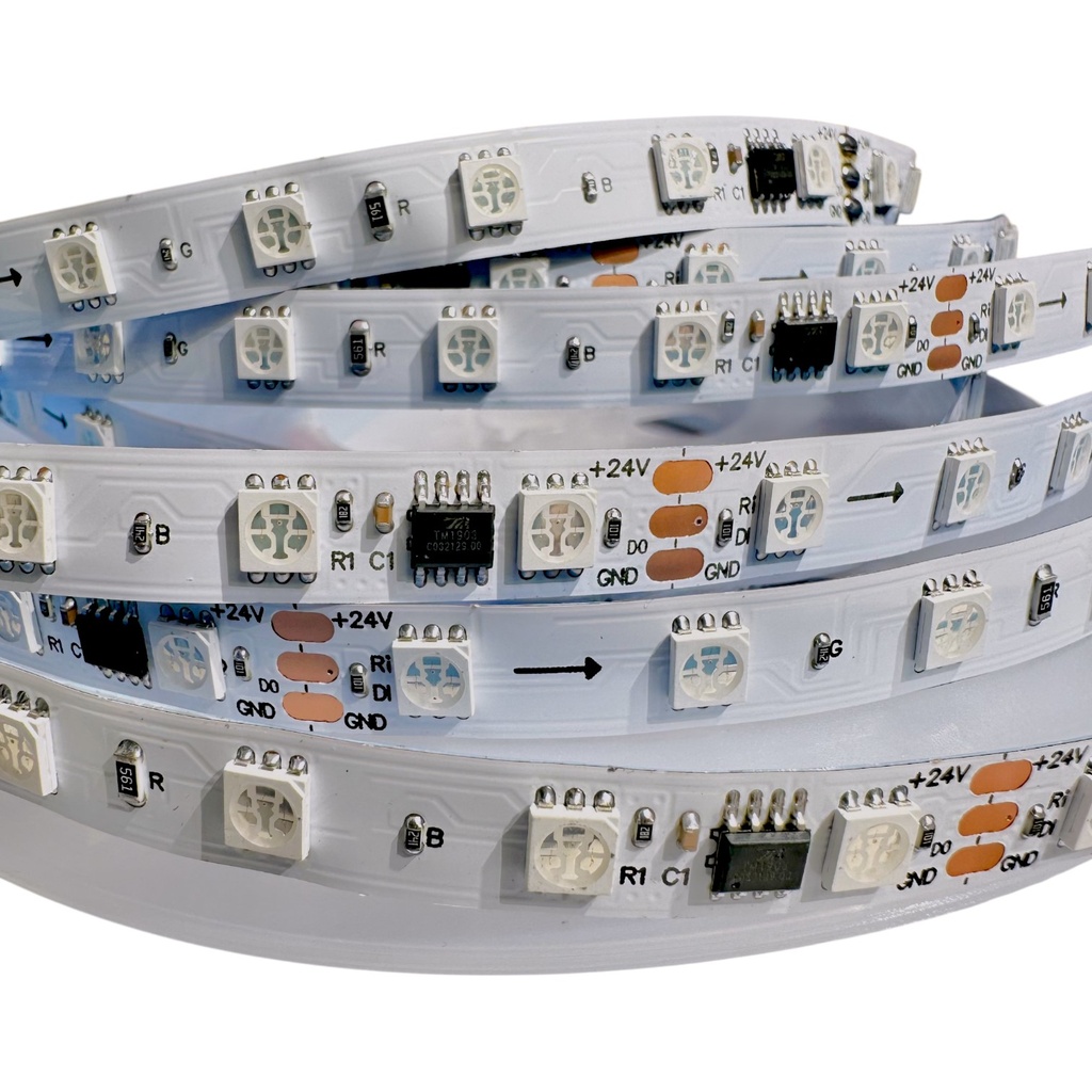 Moving RGB strip light 60LED/m DC24V 10m Roll