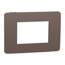 Cover frame, New Unica, 1 gang, 3 modules