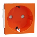 Socket-outlet, New Unica, 2P+E, 16A, Schuko, with shutter