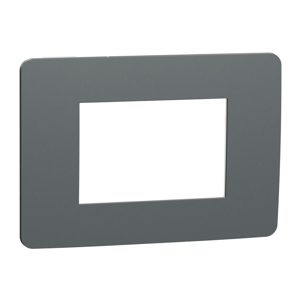Cover frame, New Unica, 1 gang, 3 modules