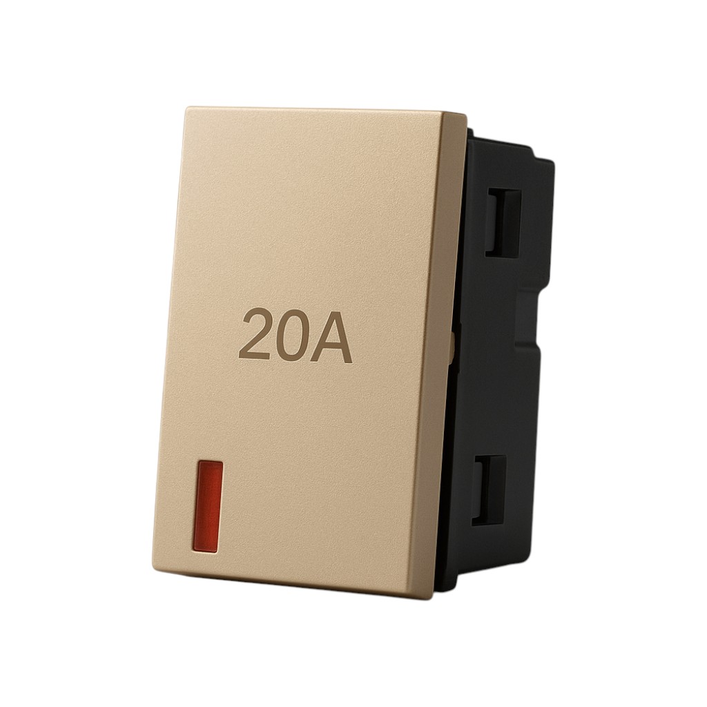 1 way Switch 20A/250V~ - Merlot