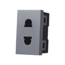 2 Pole American Socket 16A/250V~ - Merlot