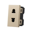 2 Pole American Socket 16A/250V~ - Merlot