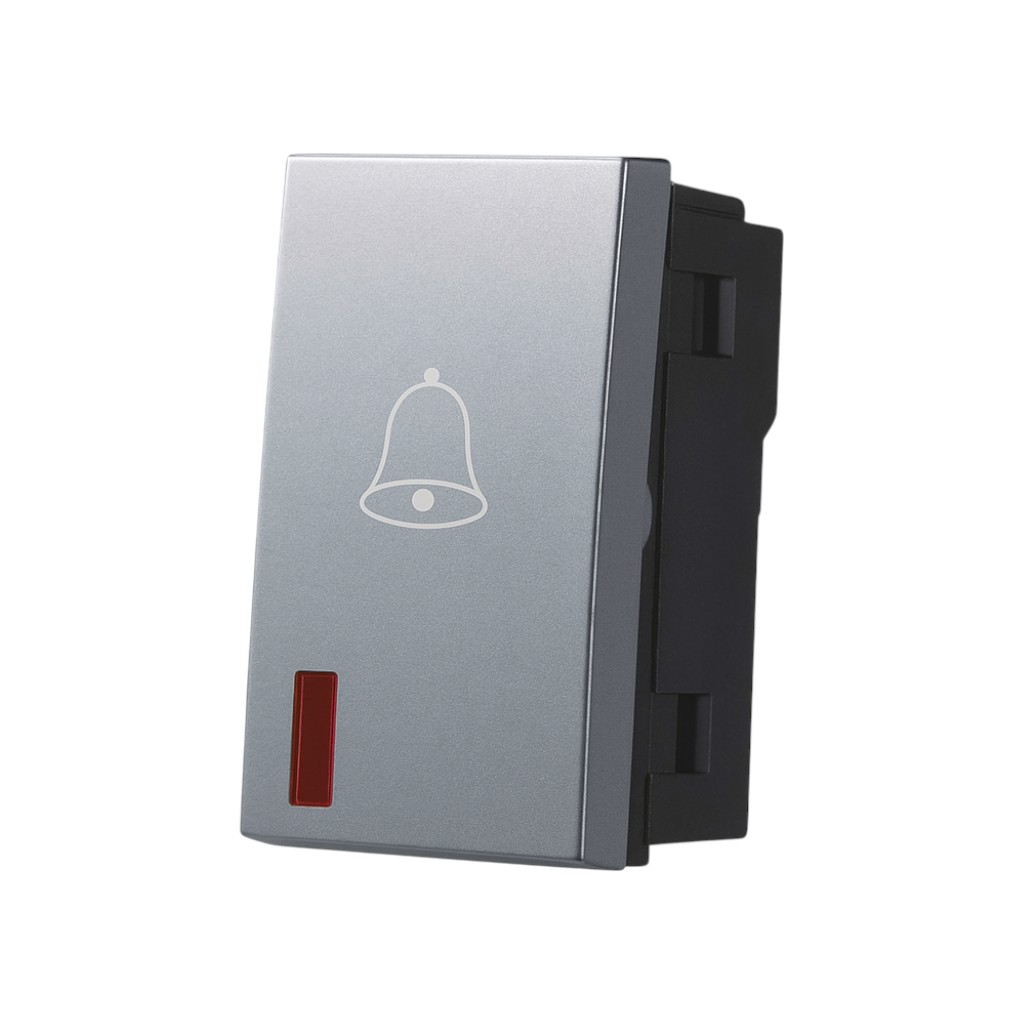Door Bell Switch 1 Module 16A/250V~ - Merlot