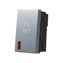 Door Bell Switch 1 Module 16A/250V~ - Merlot