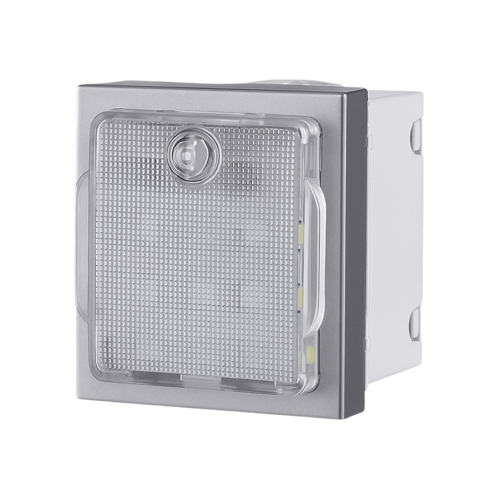 Emergency Light 9*0.025W 250V-50Hz 2 Modules - Merlot