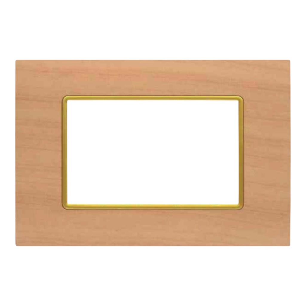 Cover Frame 1 Gang 3 Modules MOSAIC - Merlot