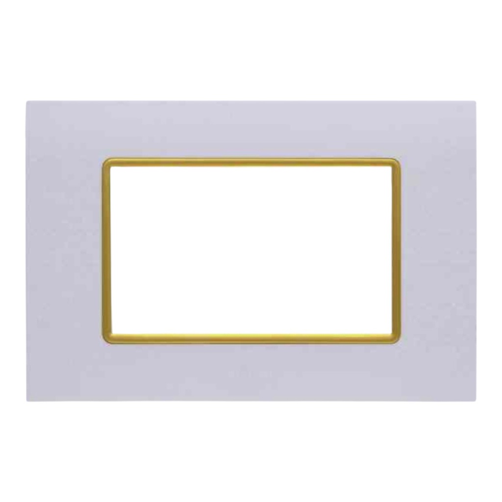 Cover Frame 1 Gang 3 Modules MOSAIC - Merlot