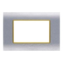 Cover Frame 1 Gang 3 Modules MOSAIC - Merlot