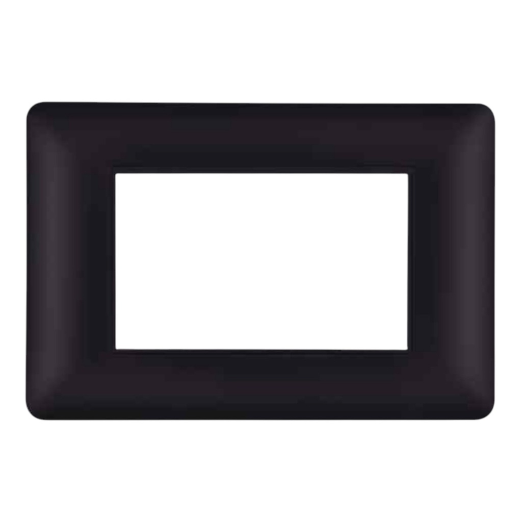 Cover Frame 1 Gang 3 Modules UV - Merlot