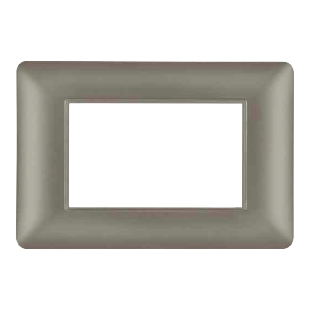 Cover Frame 1 Gang 3 Modules UV - Merlot