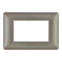 Cover Frame 1 Gang 3 Modules UV - Merlot