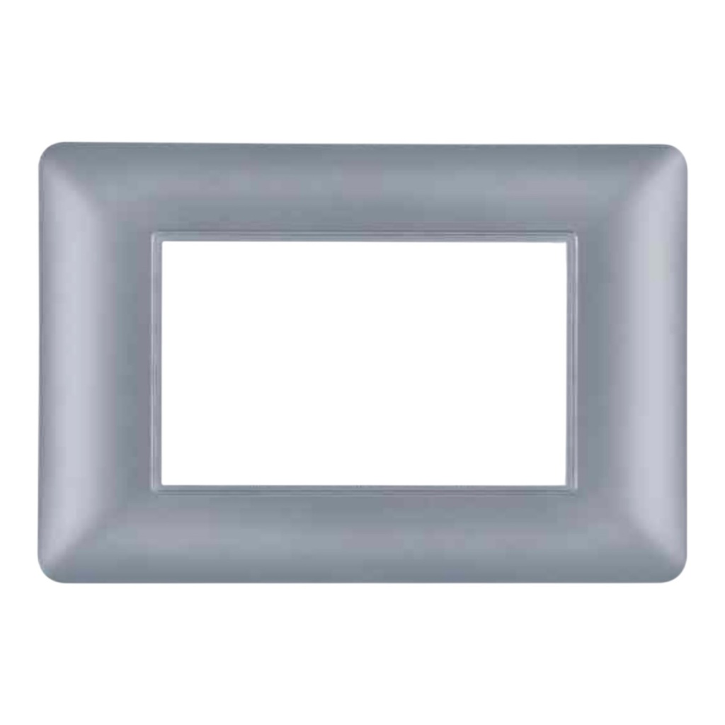 Cover Frame 1 Gang 3 Modules UV - Merlot