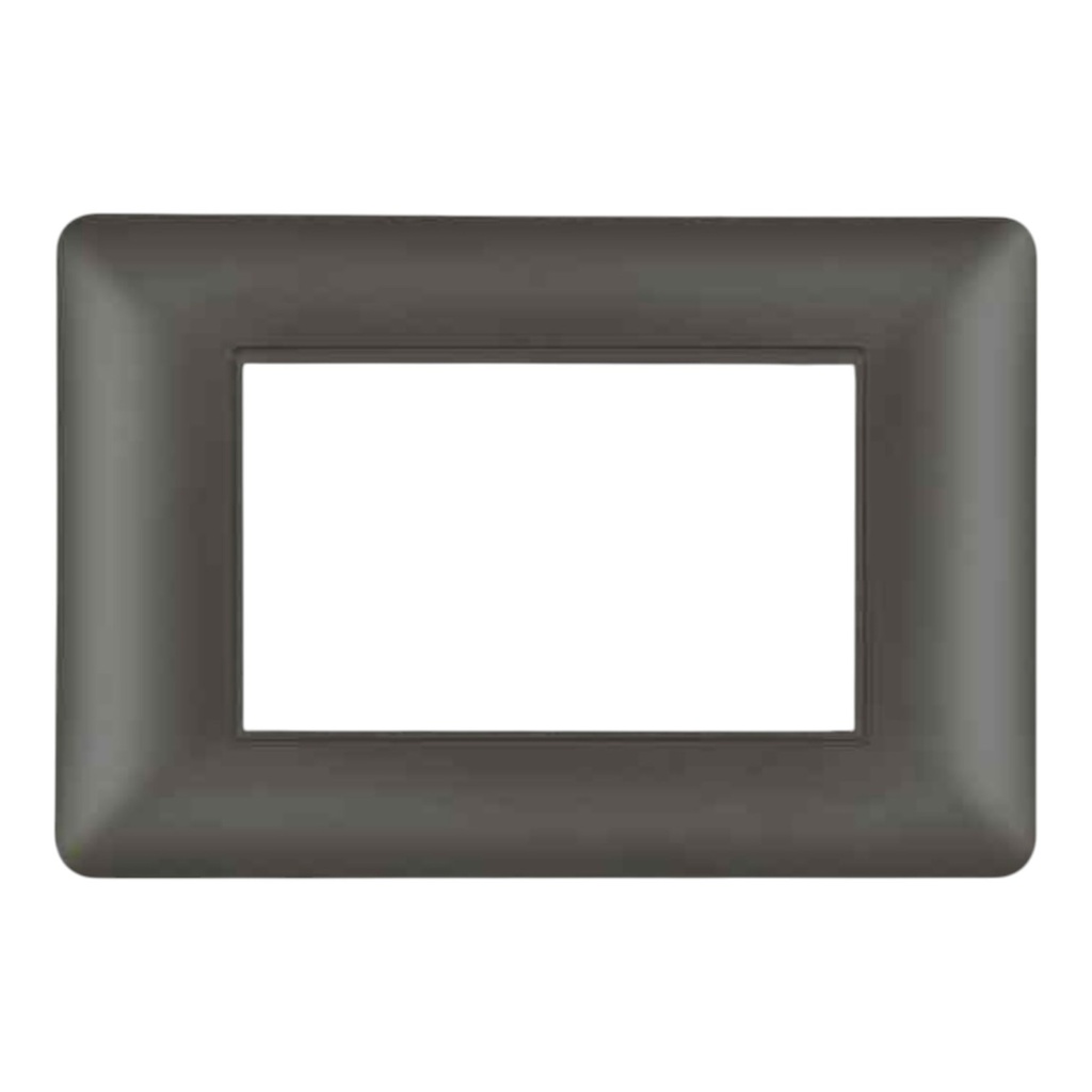 Cover Frame 1 Gang 3 Modules UV - Merlot