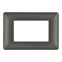 Cover Frame 1 Gang 3 Modules UV - Merlot