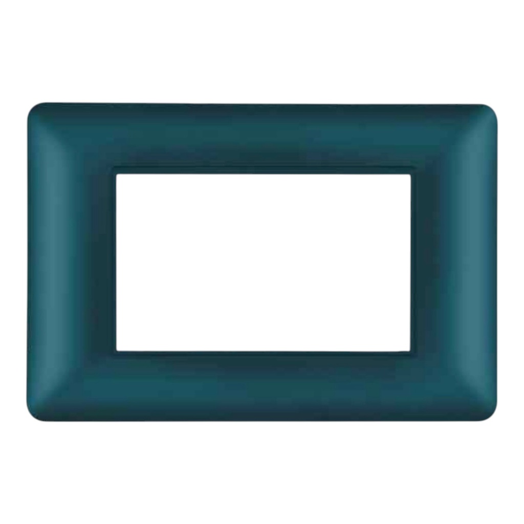 Cover Frame 1 Gang 3 Modules UV - Merlot