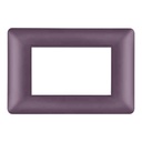 Cover Frame 1 Gang 3 Modules UV - Merlot