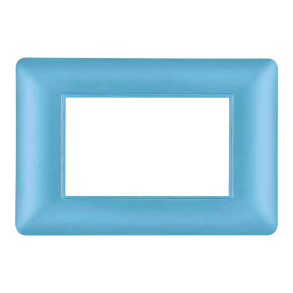 Cover Frame 1 Gang 3 Modules UV - Merlot
