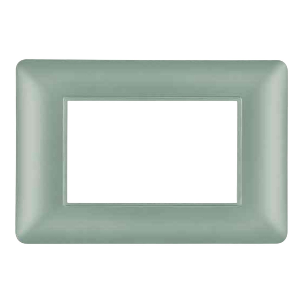 Cover Frame 1 Gang 3 Modules UV - Merlot