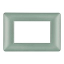 Cover Frame 1 Gang 3 Modules UV - Merlot
