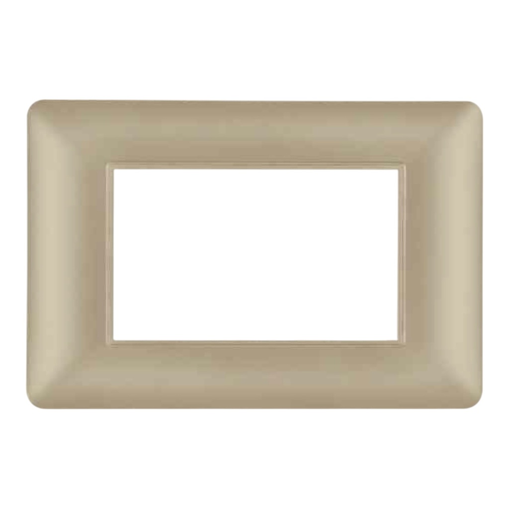 Cover Frame 1 Gang 3 Modules UV - Merlot