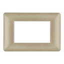 Cover Frame 1 Gang 3 Modules UV - Merlot