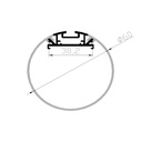 Aluminum LED Profile Tube 120cm