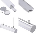Aluminum LED Profile Tube 120cm