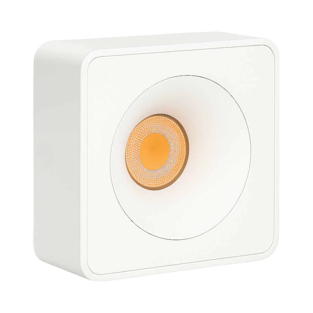 Square Surface Mounted Cylinder 6W - 3000K