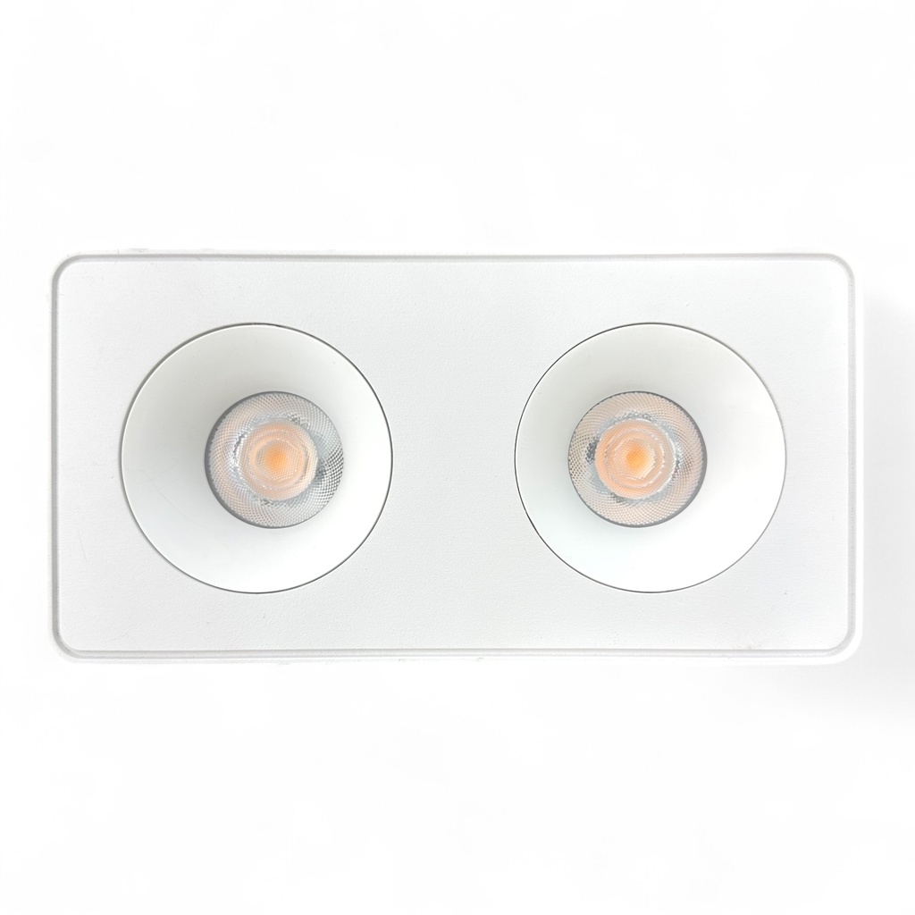 Square Surface Mounted Spotlight 12W / 24W - 3000K