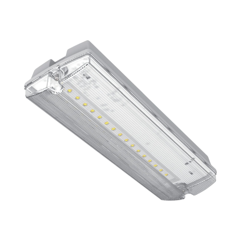 EXIT Sign LDVAL EM BULKHEAD 3W 3H IP65