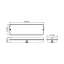 EXIT Sign LDVAL EM BULKHEAD 3W 3H IP65