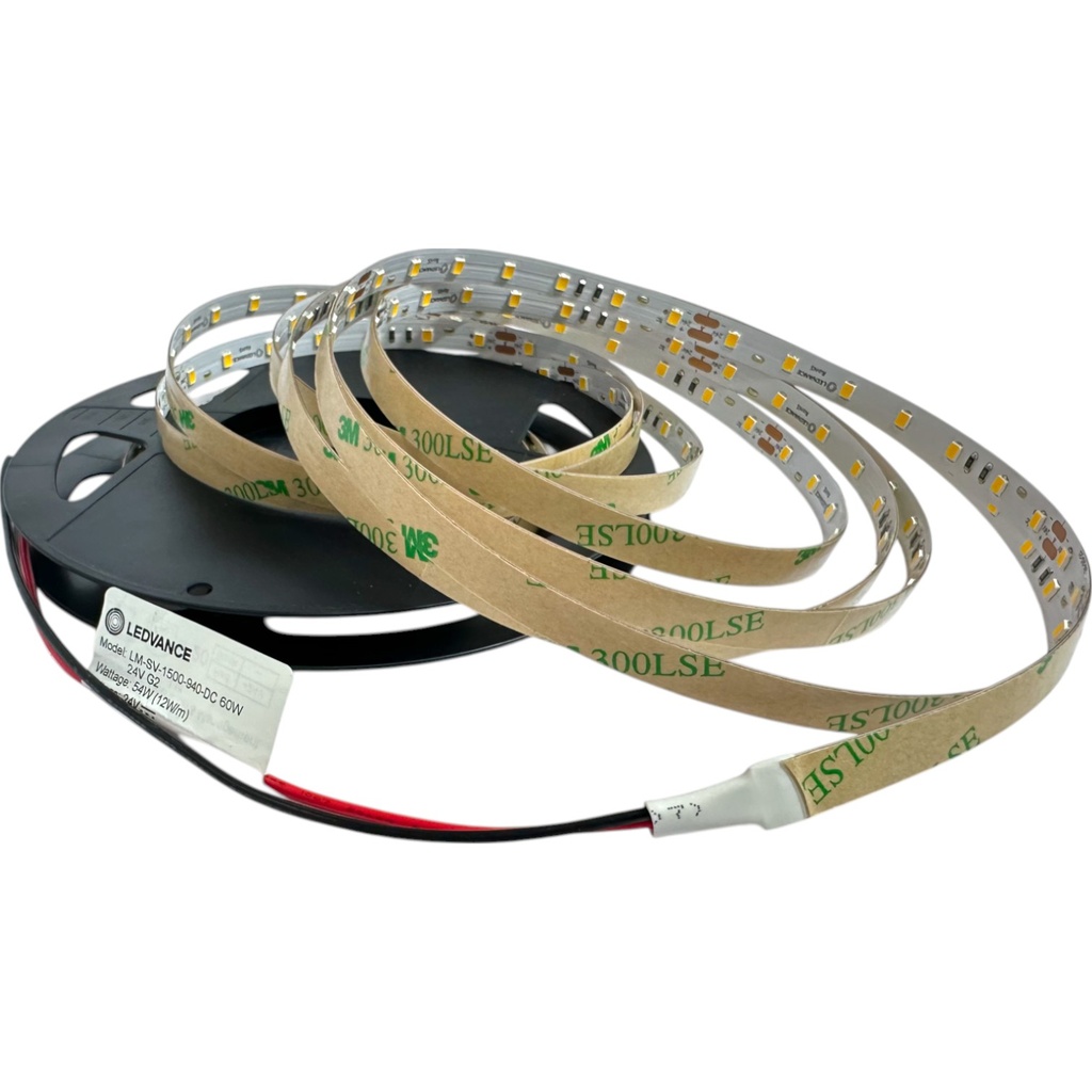 LEDVANCE Strip VALUE IP20 - 1500lm/m - 4000K - 12W - DC24V - 5m Roll