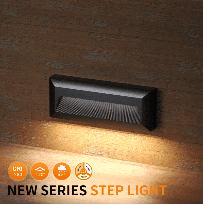 Liper LED Side-Lit Step Light – IP65 – 5W – CCT Adjustable